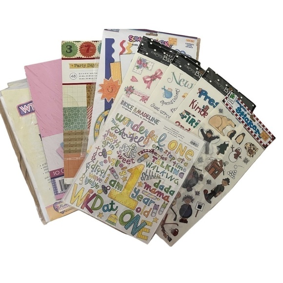 Scrapbook or Paper Craft Bundle - Picture 1 of 8